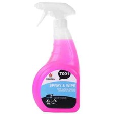 Selden T001 Spray & Wipe Hard Surface Cleaner Trigger Spray  4x750ml