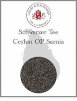 Schwarzer Tee Ceylon Op Sarnia 1 Kg