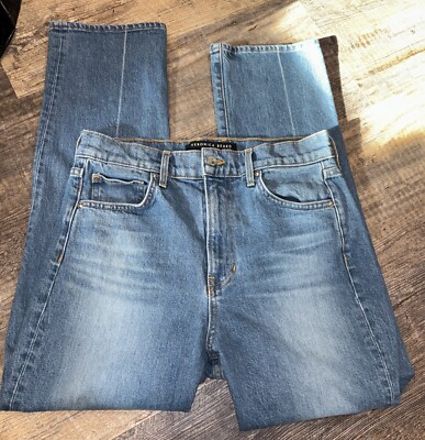 Veronica Beard Joey Straight Leg High Rise Jeans Size 28
