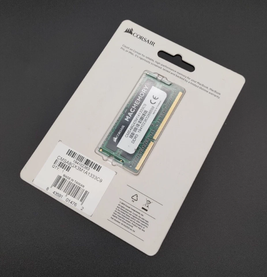 Corsair MACMemory DDR3 8GB RAM 1333MHz for MacBook iMac MacBook Pro 2010-11 - Image 4 of 4