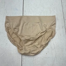 Vanity Fair Beige Seamless Hi-Cut Underwear Women's Size X-Large (8) NEW