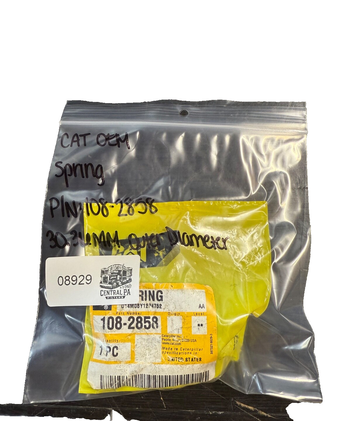 CATERPILLAR OEM Spring P/N: 108-2858