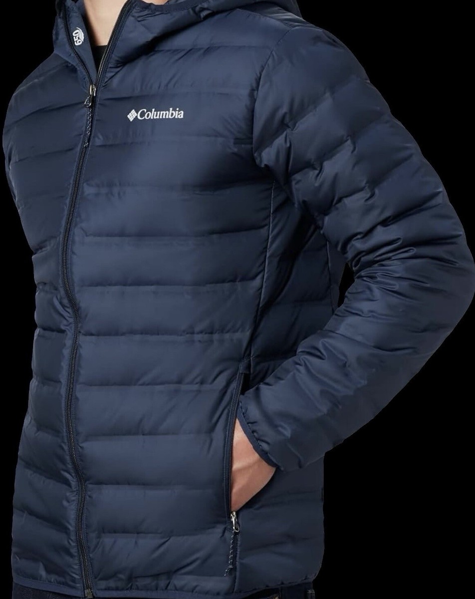 Columbia Men's Lake 22 Down Jacket Large Collegiate Navy XL | eBay