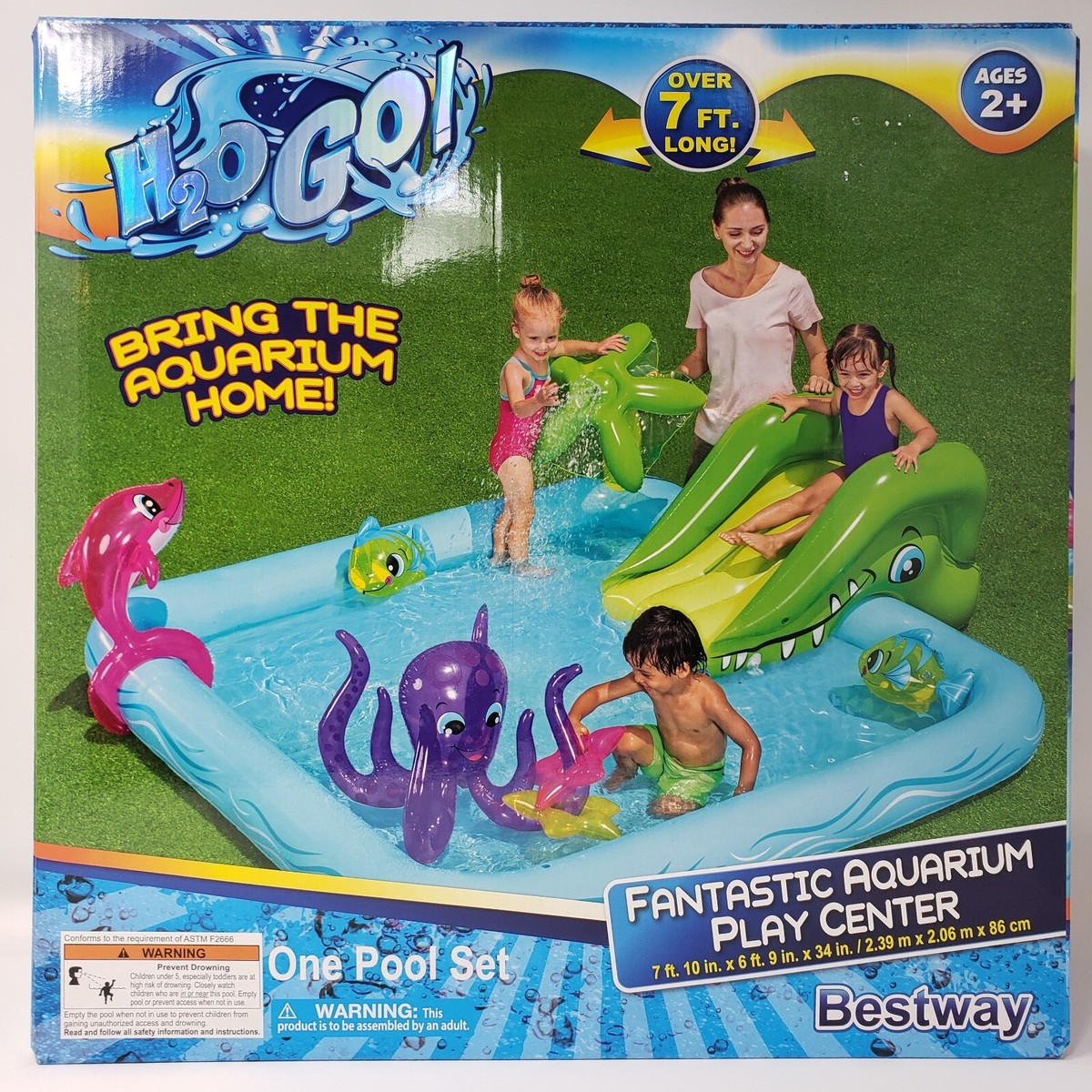 BESTWAY H2O GO Fantastic Aquarium Play Center 7' 10