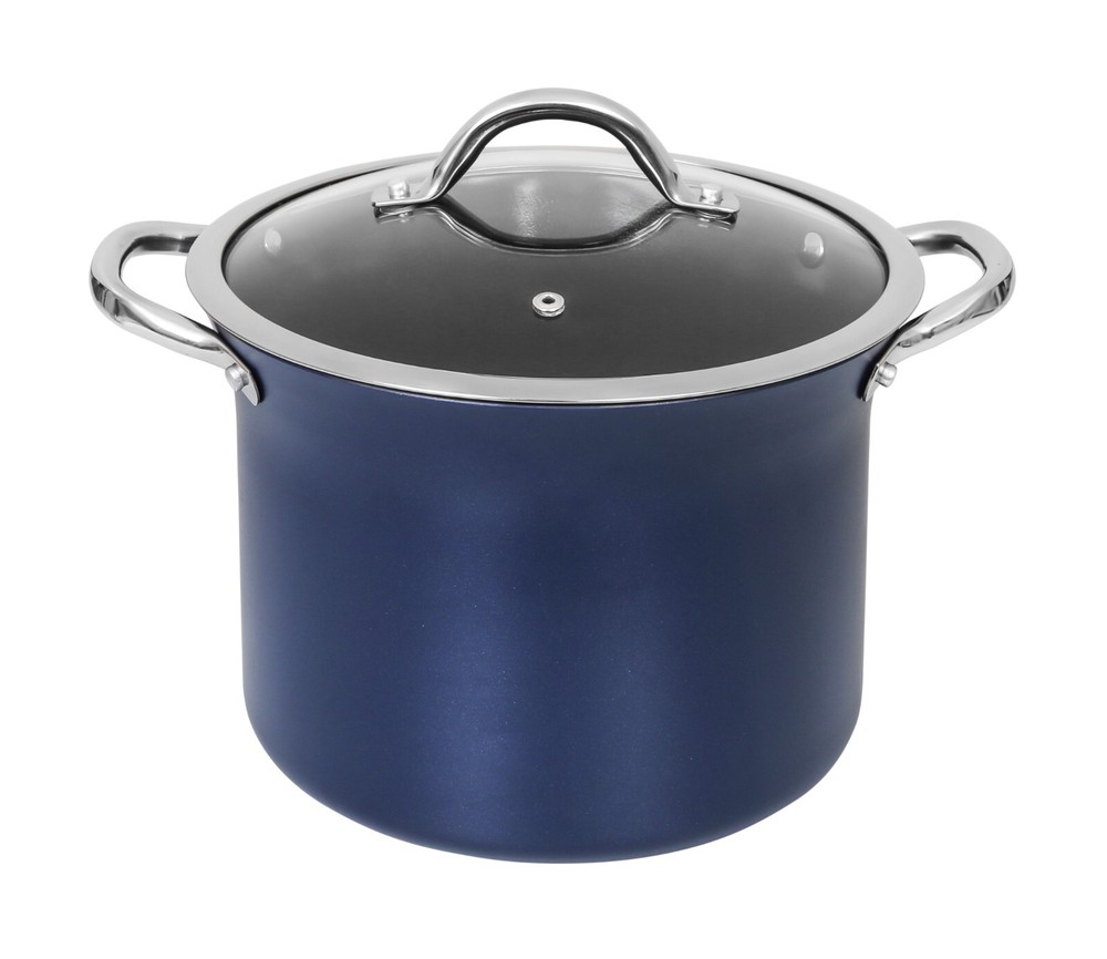 CONCORD 7 QT Sapphire Nonstick Stock Pot Cookware