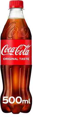 Coca Cola Coke Original 24x 500ml Bottles World's Favourite Soft