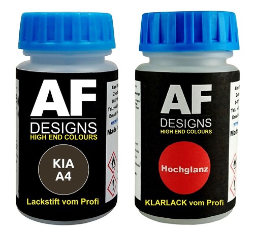 Alex Flittner Designs Bombe Aérosol Compatible Avec KIA B1 Gray Blue Metallic Vernis De Base Transparent En Aérosol 400ml