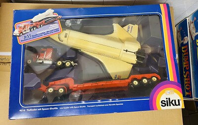 SIKU 4016 Carrying Space Shuttle Low Roader Condition Pics | eBay