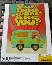 500 Piece  Puzzle  Scooby-Doo Where Are You?- New 14" x 19" Aquarius Brand