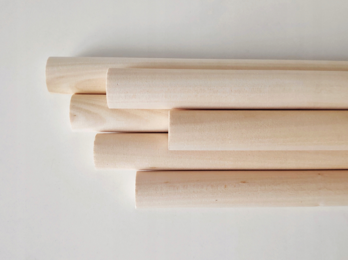 Mango De Escoba De Madera De 1.2 Metros Y 22 Mm De Grosor - Ideal Para Manualidades, Soporte De Plantas O Banderas