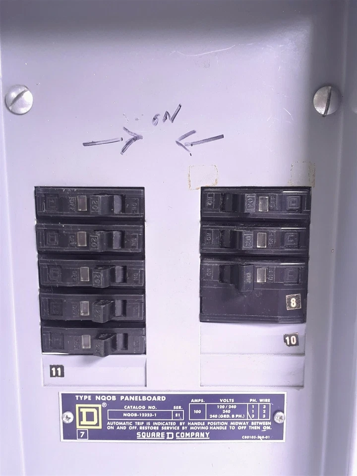 Square D NQOB-12323-1 | 100a Amp 120/240v-ac Power Distribution Panelboard #5707 - Image 2 of 4