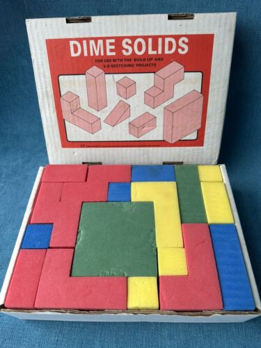 Kit DIME SOLIDS 1968 S A G E - LaPine Scientific Company USA GEOMETRY + manuel - Photo 9/12