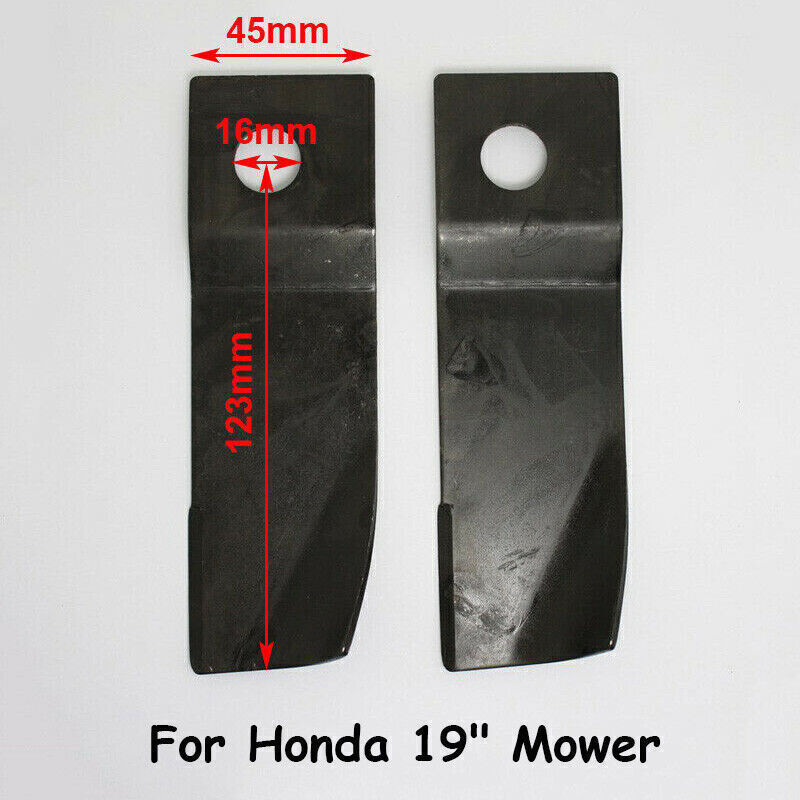 19" Inch Lawn Mower Blades & Bolts Kit for Honda HRU196 HRU197 HRU19D