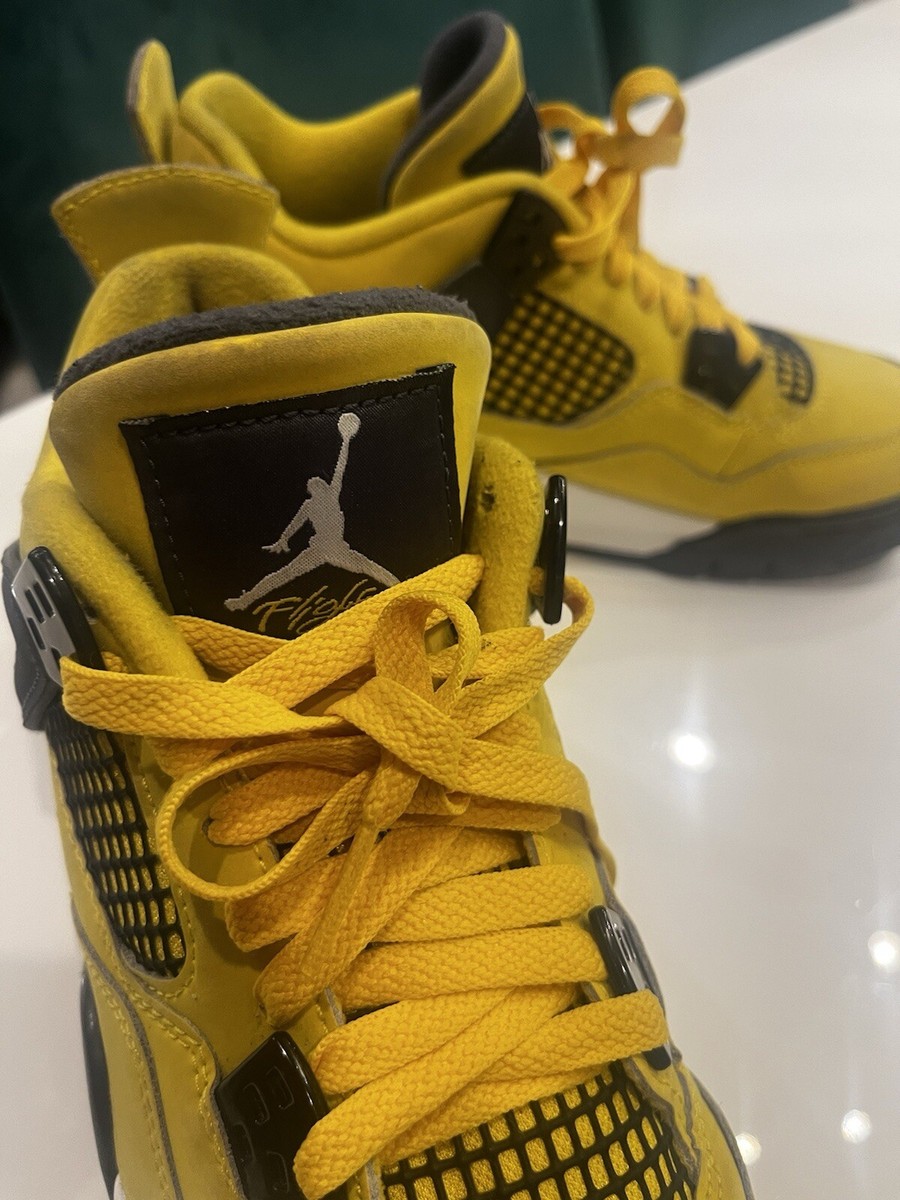 Retro Lightning Jordan 4's size 6.5y | eBay