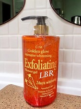 Golden Glow Intense Body Exfoliating Shower Gel 1000ml. X1 Fast Results   