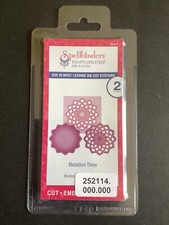 SPELLBINDERS Shapeabilities Die Cutters Medallion Three - 2 Dies S2-017 BNIP