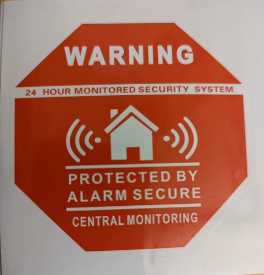 17 Security Camera CCTV Surveillance Stickers  2  Video Warning Decal Notices - Image 3 of 3