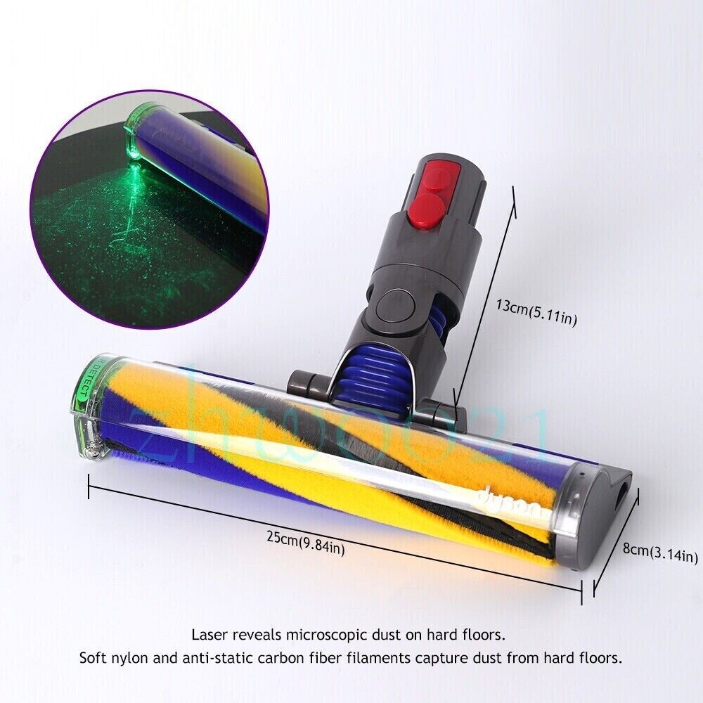 Dyson V12 Detect Laser Slim Fluffy Cleaner Head 486047 compatible