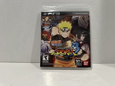 Naruto Shippuden: Ultimate Ninja Storm 3 Sony PS3 Brand New Sealed DLC + Cards