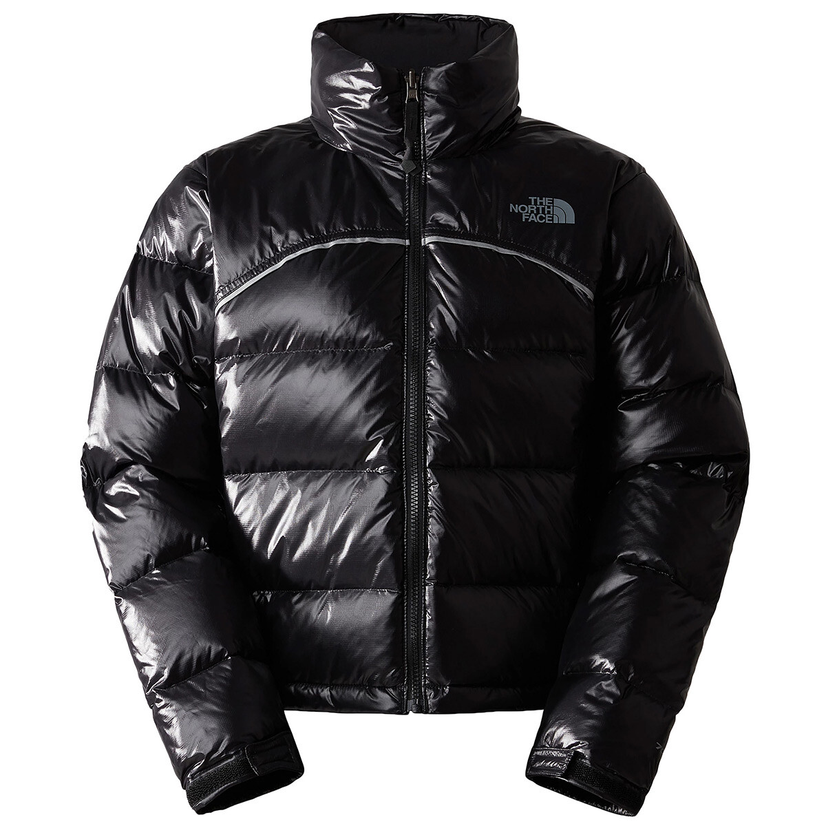 Модный дом The North Face Femme 2000 года выпуска, куртка в стиле ретро из черного нейлона