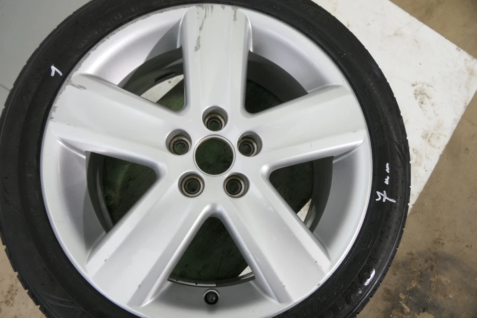 1x Jante Alliage Original VW Polo 9N 9N3 6jx16 H2 ET43 6Q0601025S - Sans Pneu - Photo 2/3