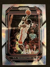 2022-23 Panini Prizm #243 - TyTy Washington Jr   - Silver - RC - Houston Rockets
