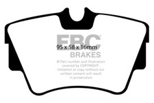 EBC Ultimax Rear Brake Pads for Renault Trafic 1.6 Twin TD (120 BHP) (2014 on)