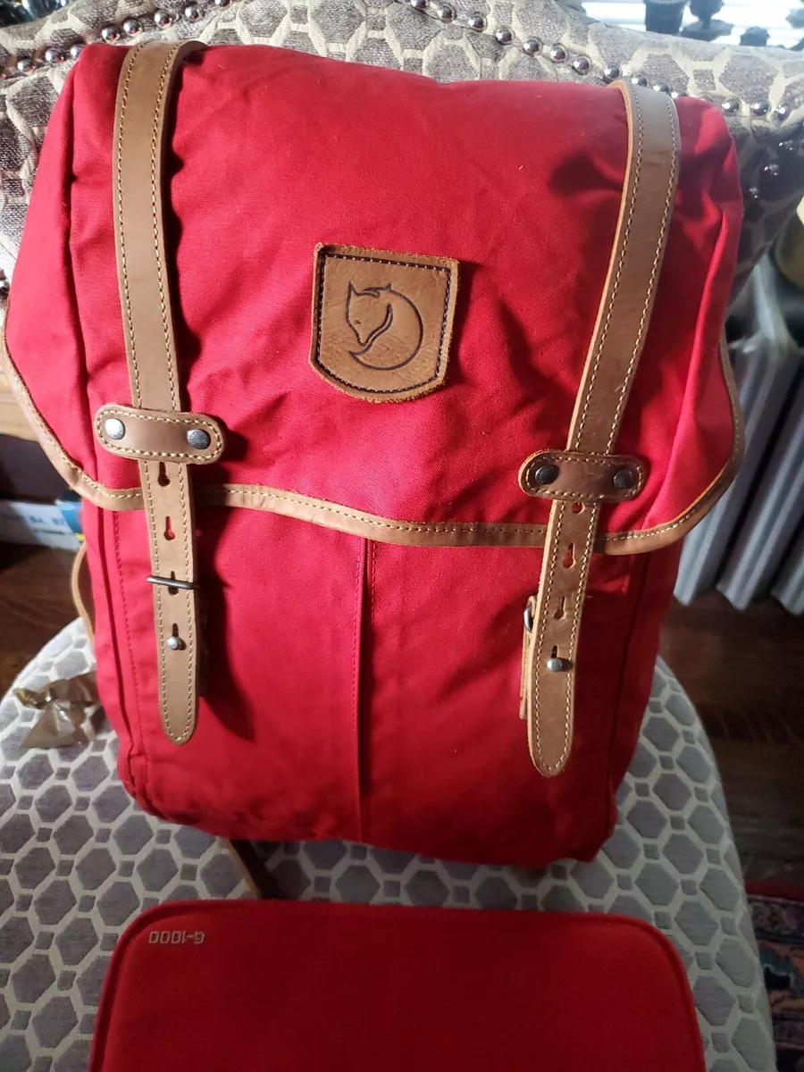 Fjallraven Rucksack No. 21 Medium Red Backpack Clean has a
