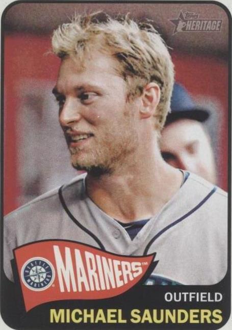 2014 Topps Heritage - Michael Saunders #142 - 1 of 1