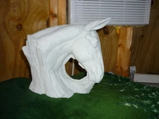 Doc Holliday Ceramic Mule Head Bust Ready to Paint