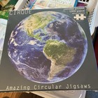 NEW 1000 Piece Jigsaw Puzzle Cirque Circular Puzzle Planet Earth 650mm Diameter — photo 1