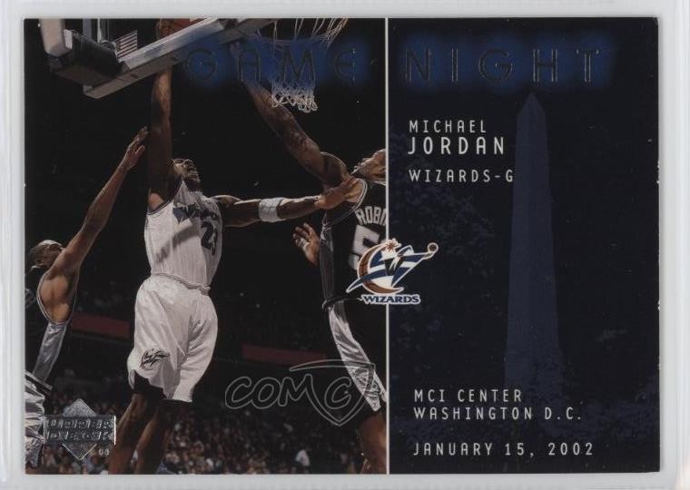 2002-03 Upper Deck Game Night Michael Jordan #GN12 HOF g5i