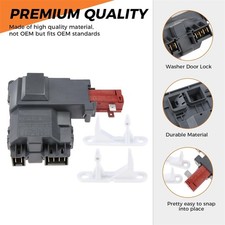 5Pcs Washer Door Lock Switch and Striker Set for Frigidaire Kenmore Washers