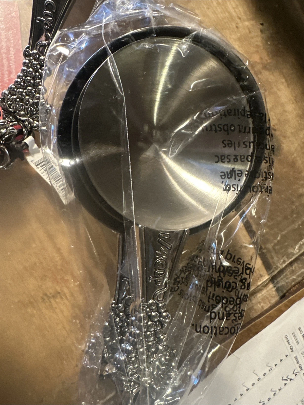 GANZ STAINLESS STEEL MEASURING CUPS 4 PIECE SET GRAPE FLORAL DESIGN BRAND NEW
Opens in a new window 