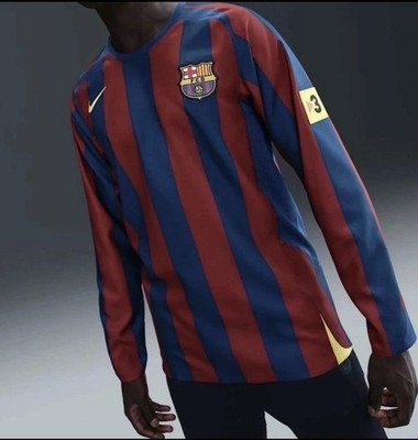 FC Barcelona Mens LARGE Nike Re-Issue 2005/06 Home Jersey NO NAME
