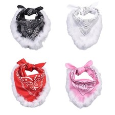 Lightweight Paisleys Square Headband Punk Girl Taking Photo Adjustable Headscarf