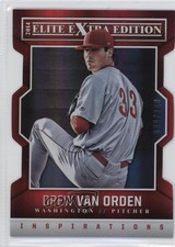 2014 Panini Elite Extra Edition Inspirations Die-Cut /200 Drew Van Orden #32 z6b