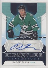 2020-21 Upper Deck Signature Sensations Series 1 Radek Faksa #SS-RF Auto 07ow