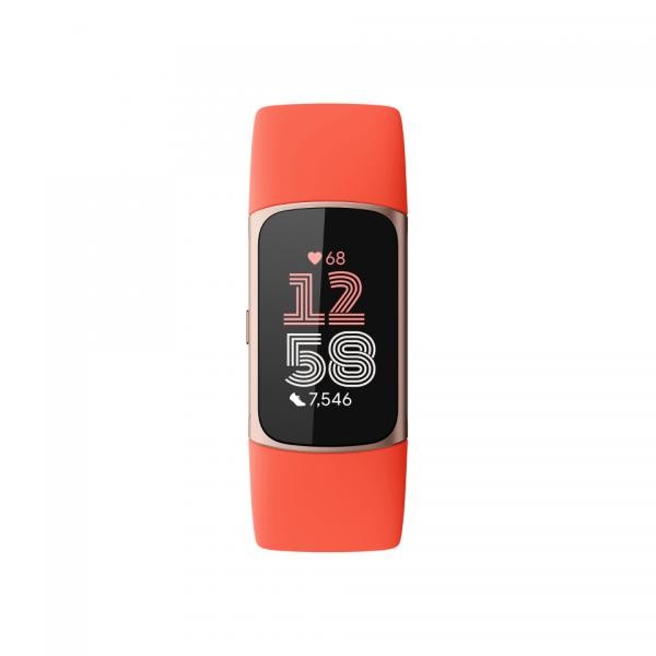 Google Fitbit Charge 6 - Coral/Champagne Gold Aluminium EU - Immagine 3