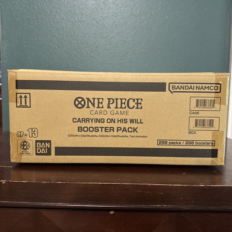 One Piece TCG Carrying On His Will Booster Box Case SEALED ENGLISH OP-13