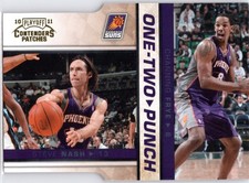 2010-11 Playoff Contenders Patches Steve Nash One-Two Punch Die Cuts Gold /99