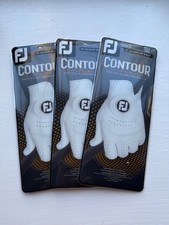 3 NEW FOOTJOY CONTOUR FLX GOLF GLOVES - MEN'S LARGE CADET WORN ON YOUR LH 