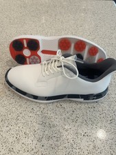 NEW G/FORE MENS GALLIVAN2R GOLF SHOE SNOW/CHARCOAL RED