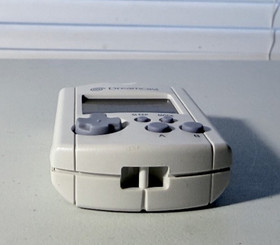 HKT-7000 USA SEGA Dreamcast VMU Memory Card OEM - Tested Working - New Batteries