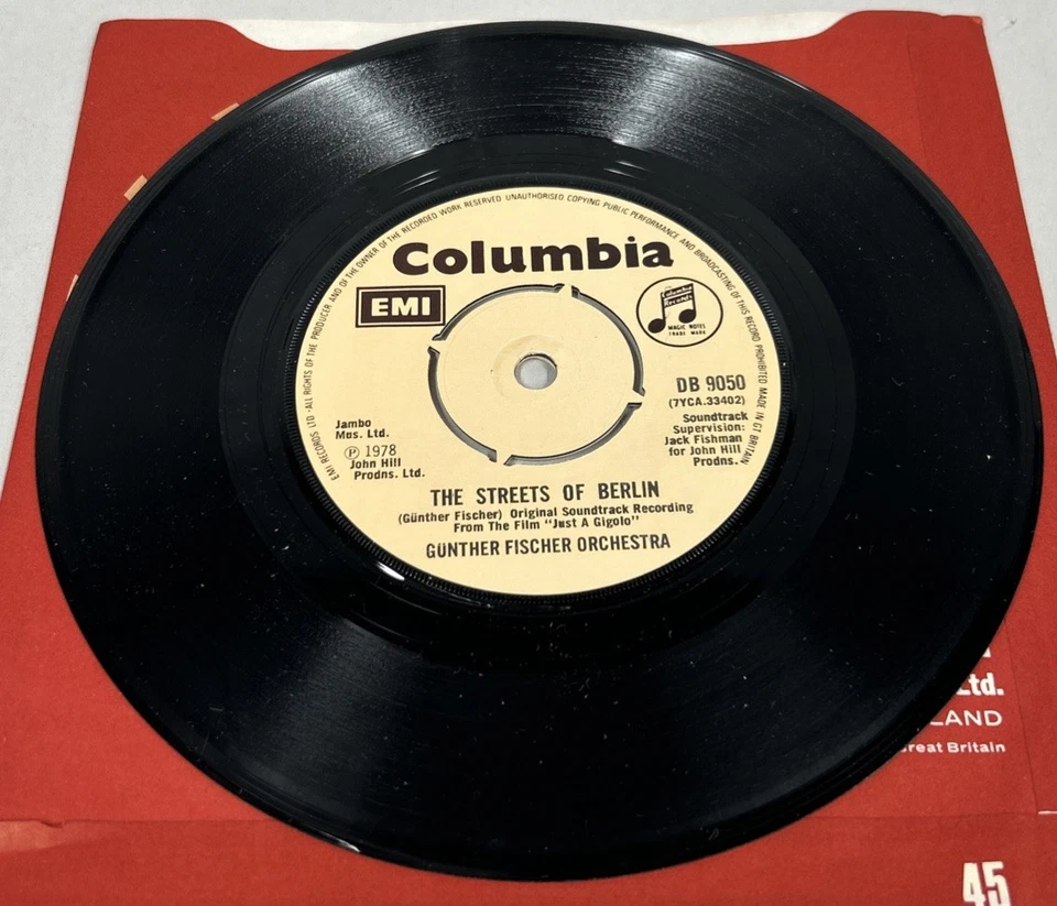 MARLENE DIETRICH~Just A Gigolo-Near Mint UK Import 45~COLUMBIA - EMI #DB 9050 - Image 3 of 3
