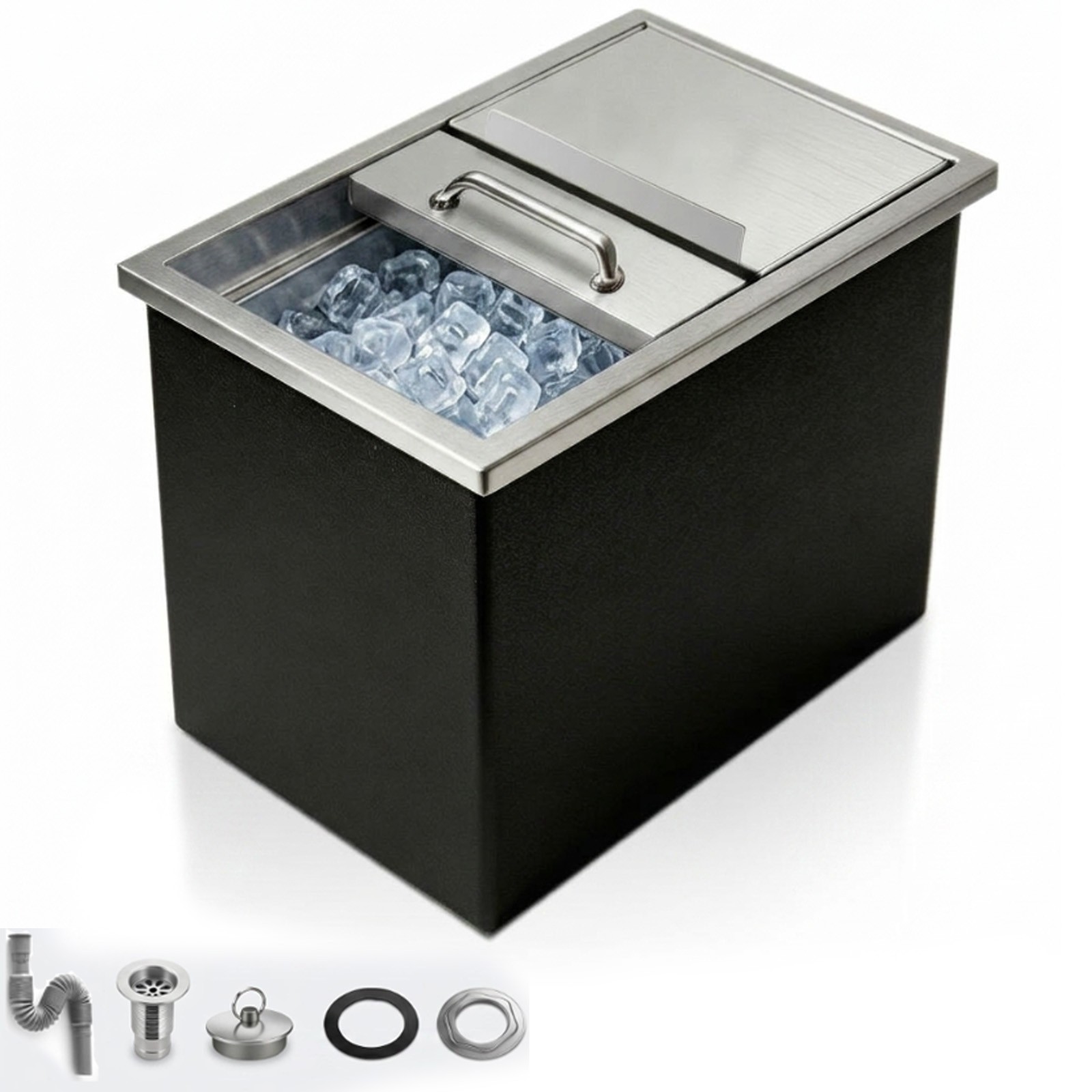 Stainless Steel 18"x12"x15" 52l/55qt