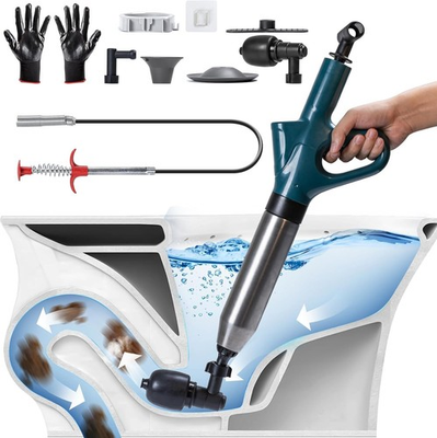 #ad Plunger Drain Clog High Pressure Drain Unclogger Plunger with Real Time ... $32.84