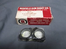 Redfield Jr/Sr 4 Screw 1'' Split Low Scope Rings - Gloss Blue Steel - #522000