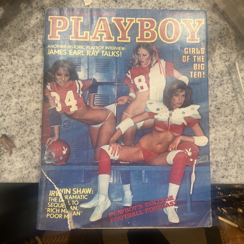 Vintage Preowned Playboy Magazine September 1977 Centerfold Intact