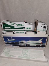 1999 Hess Toy Truck And Space Shuttle With Satellite